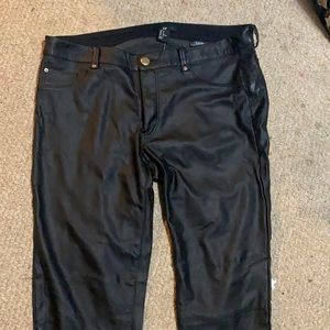 Hm faux leather pants